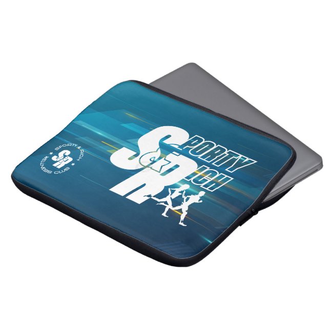 Sportitet & Rik | 13-tums Laptop sleeve-bag Fodral (Framsida topp)