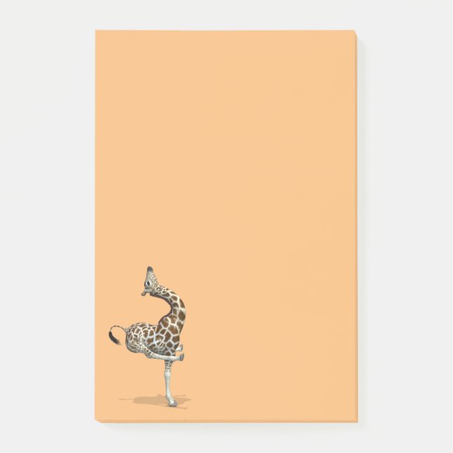 Sportive Child Giraffe Post-it Block (Framsida)