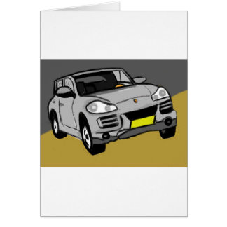 sportive SUV Hälsningskort