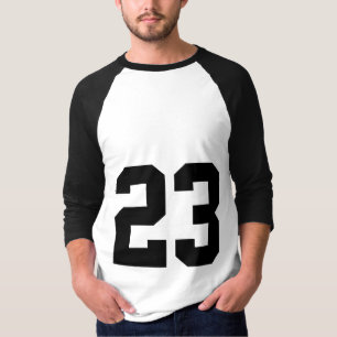 Sportjerseyen numrerar 23 anpassade för t-skjorta tröja