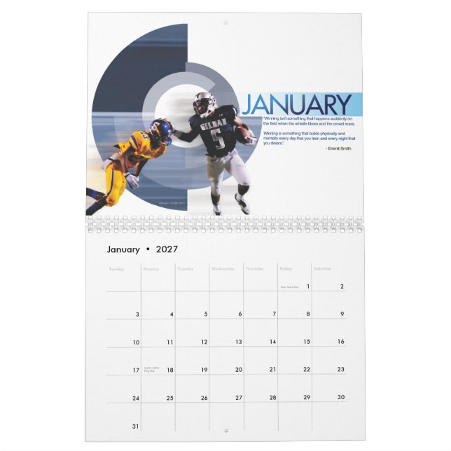 Sportkalender för OTBS 2013 Kalender (Jan 2027)