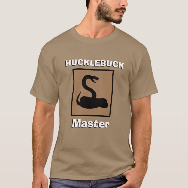 Sportkläder Snake Hunter Bayou HUCKLEBUCK MASTER T Shirt (Framsida)