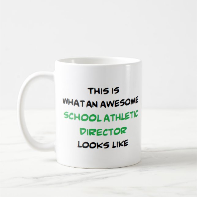 Sportletiska regissörskolan i fantastisk kaffemugg (Vänster)