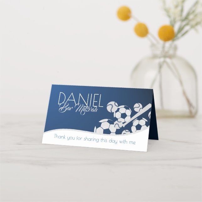 Sportmonokortet för baskortet placeringskort (Baksida)