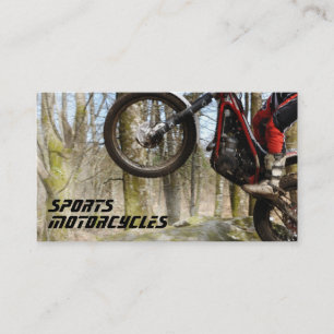 Sportmotorcykelvisitkort Visitkort