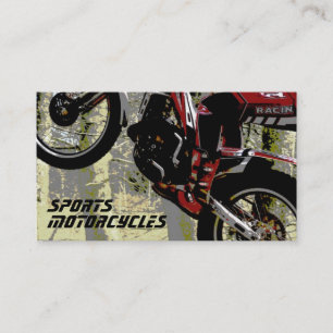 Sportmotorcykelvisitkort Visitkort