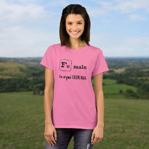 Sportpun järn inslag Fe-man T-shirt