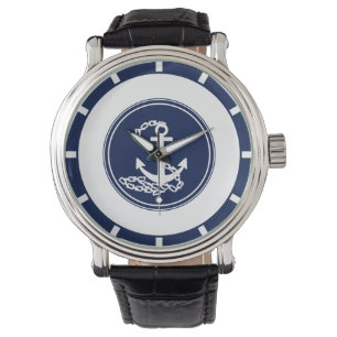 Sporträttsjöfarare Stil med ankare Nautical Fär Armbandsur