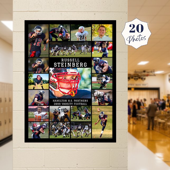 Sports 20 Photo Collage Poster (Skapare uppladdad)