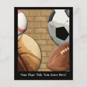 Sports Al-Star, Basketboll/Fotboll/ Amerikansk fot Flygblad