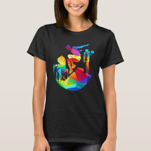 Sports Älskare Parkour Arty Acrobat Freerunner T Shirt