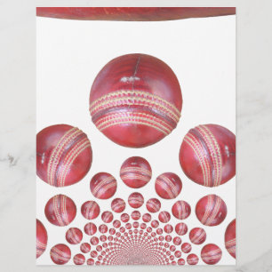 Sports Älskare's Cricket Boll Print