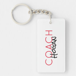 Sports anpassningsbar COACH NAMN red Black Team fä