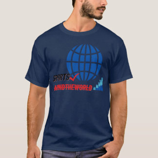 Sports Around the World Sticker vintage familj T Shirt