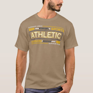 Sports athletic division girl vintage t shirt