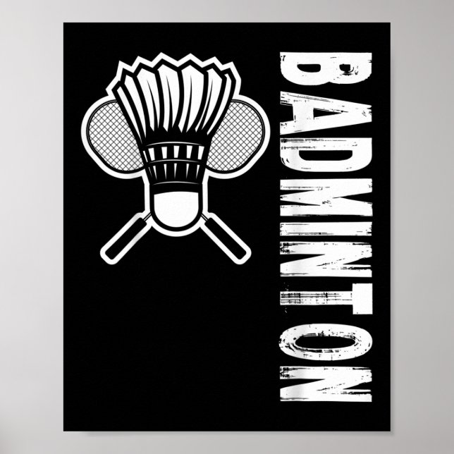 Sports Badminton Poster (Framsidan)