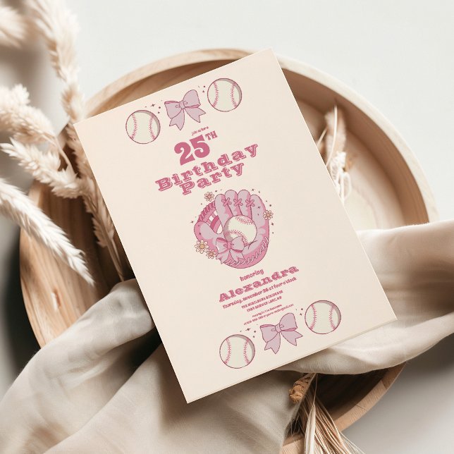 Sports Baseball Födelsedagsfest Inbjudningar (Skapare uppladdad)