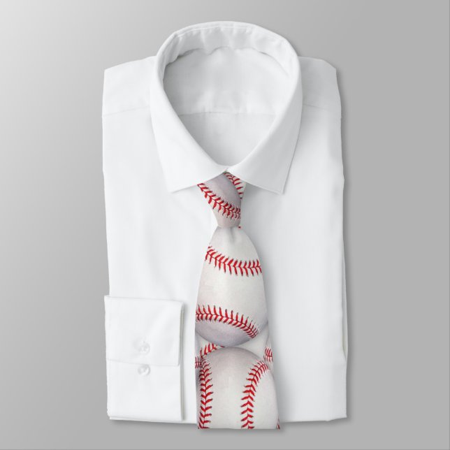 Sports Baseball Softball Necktie Slips (Bunden)