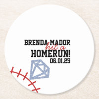 Sports Baseboll Hemmalag Glitter Bröllopsdusch