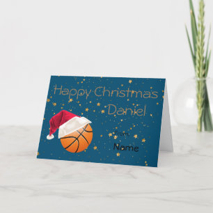Sports Basketball Helgdag-Personlig Helgkort