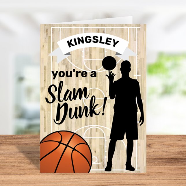 Sports Basketball Valentines day Kort (Skapare uppladdad)