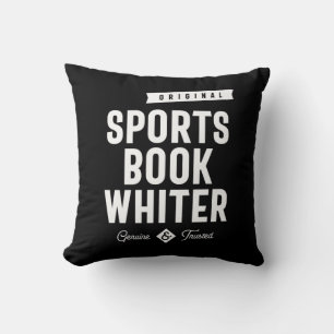 Sports Bok Whiter Job Title Gift Kudde