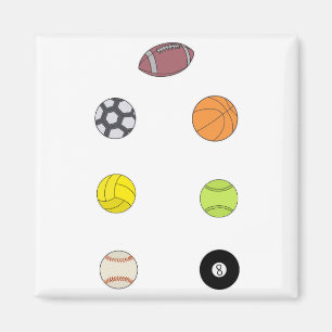 Sports Bollar Magnet