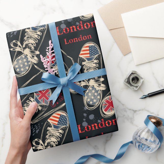 Sports Boots Fashion Pattern  Presentpapper (Gifting)