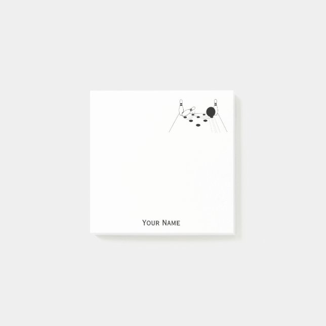 Sports Bowling Ball and Stift Post-it Notes (Framsida)