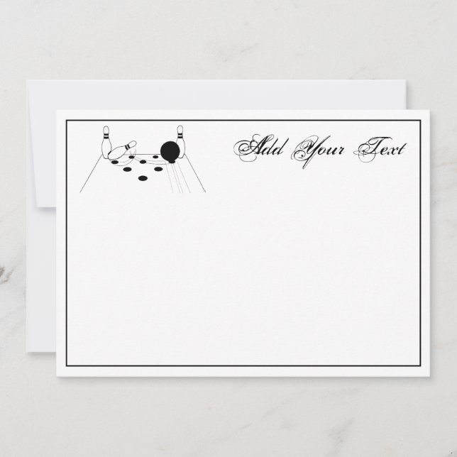 Sports Bowling Ball och Stift (Framsida)