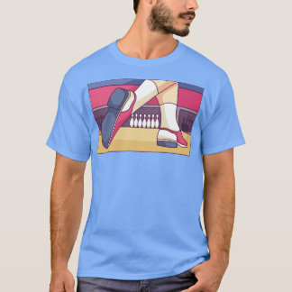 Sports Bowling Shoes T Shirt