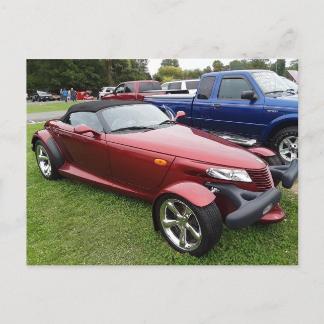 Sports Car Vykort (Framsida)
