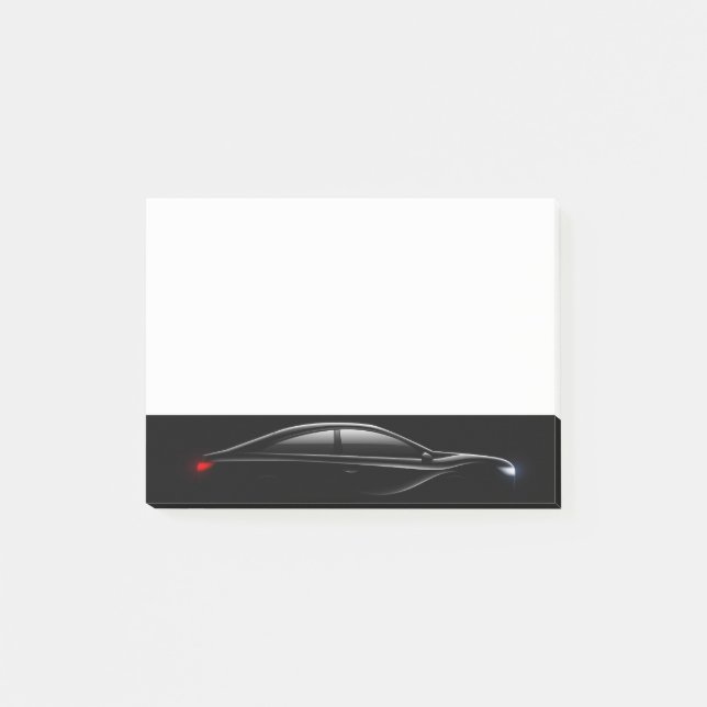 Sports Cars Fordon Salesman Post-it Block (Framsida)