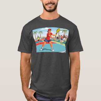 Sports cartoon characters sticker poster funny ret t shirt