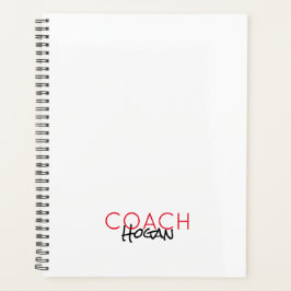 Sports COACH NAMN Team färg Modern Office