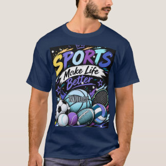 Sports gör livet bättre Vinnare T Shirt