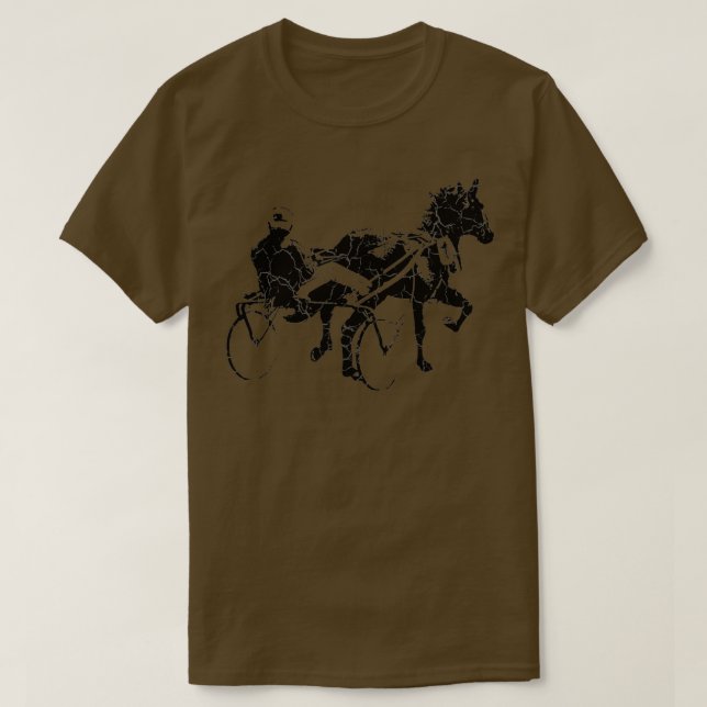 Sports Horse Tävling Harness Tävla T-shirt Gift T- (Design framsida)