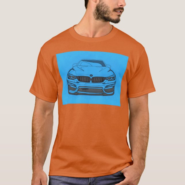 Sports Illustration boy family T Shirt (Framsida)
