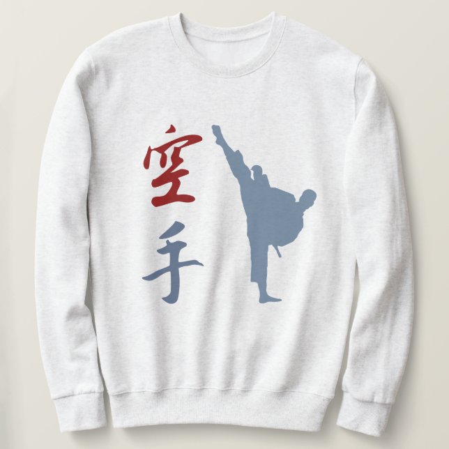 Sports Karate Lång Ärmad Tröja (Design framsida)