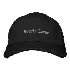 Sports Lover Tryckt Text Broderad Basebollmössa Keps