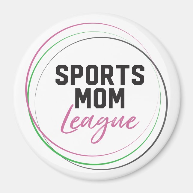 Sports Mamma League Magnet (Framsidan)