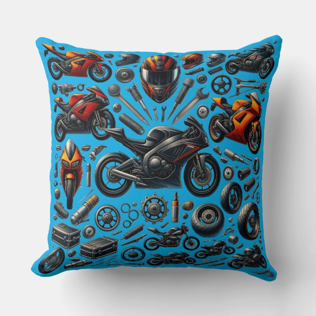 Sports Motorcycles: Speed and Performance Kudde (Framsida)