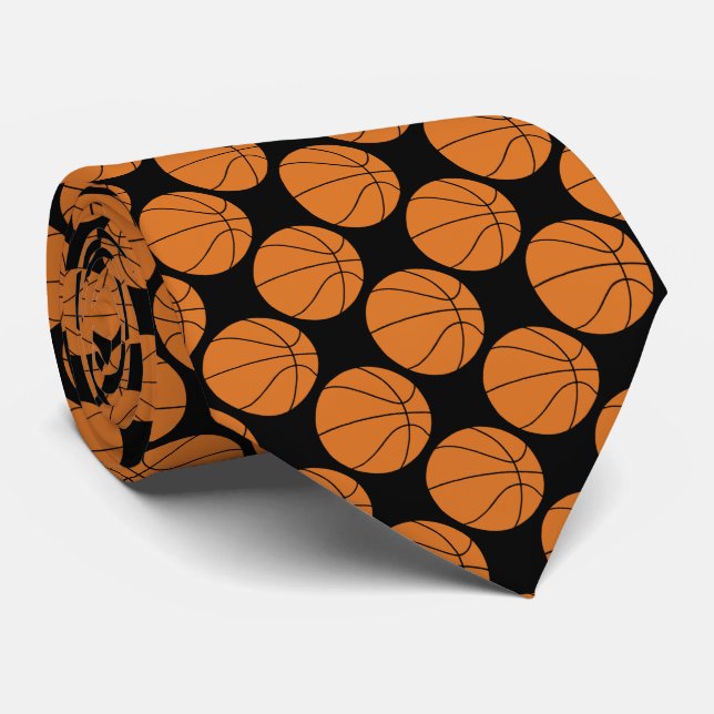 Sports Orange Basketball Mönster Novelty Slips (Rullad)