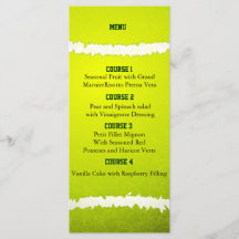 Sports Party TennisnTema Personalize Menu-kort