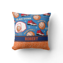 SPORTS Personlig Namn Basketball Fläkt Mönster