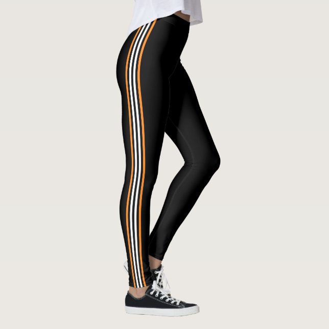Sports sidostrandade leggings - välj dina färger (Höger)