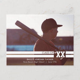 Sports Student Fullt-Photo-meddelande Vykort