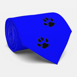 Sports Team Mascot Paw Print Necktie ANY FÄRG Slips