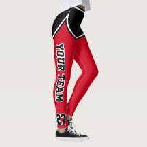 Sports Team Namn Number Black Red Dot Kort