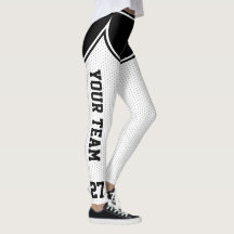 Sports Team Namn Number White Black Dot Kort